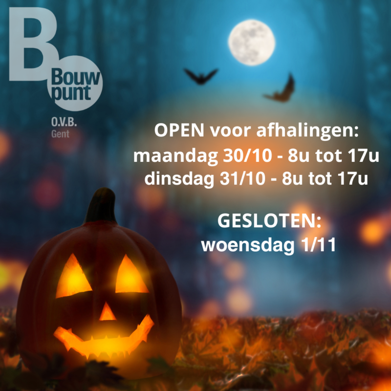 Openingsuren tijdens herfstverlof